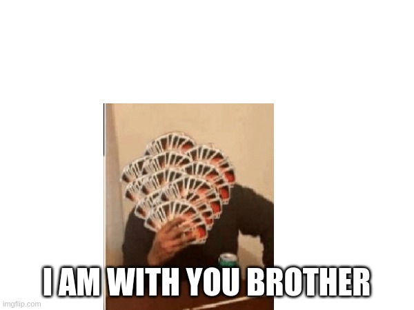 I AM WITH YOU BROTHER | made w/ Imgflip meme maker