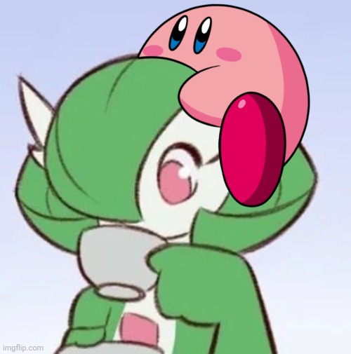 Gardevoir sipping tea | image tagged in gardevoir sipping tea | made w/ Imgflip meme maker