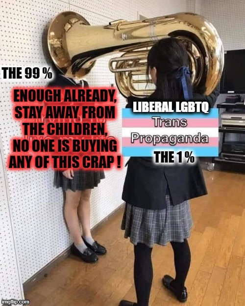 liberal trans propaganda | image tagged in liberal logic | made w/ Imgflip meme maker