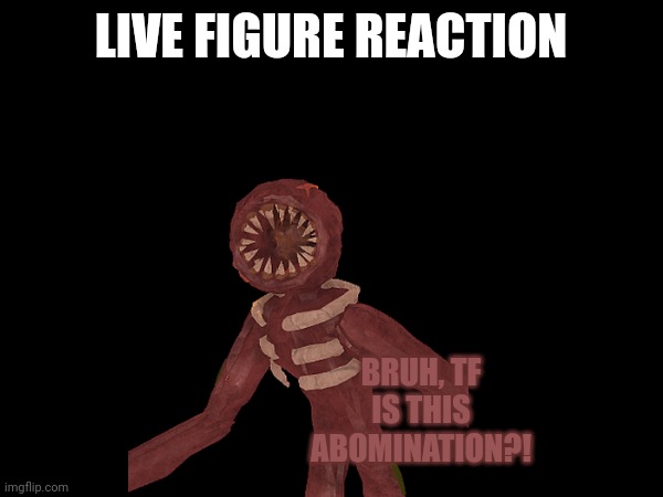 LIVE FIGURE REACTION BRUH, TF IS THIS ABOMINATION?! | made w/ Imgflip meme maker