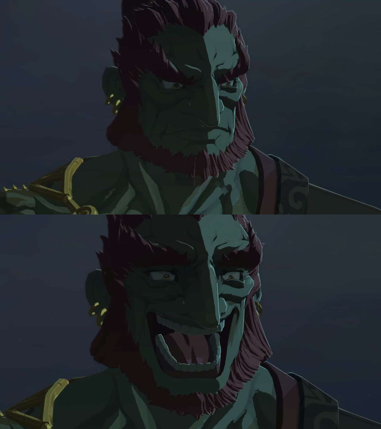 High Quality Ganondorf Laugh Blank Meme Template