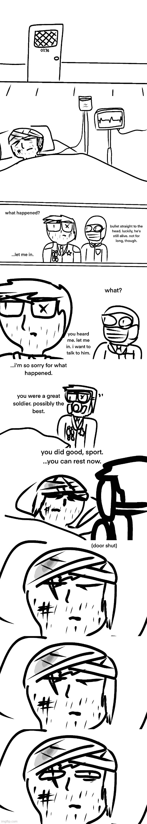 Phantom Comic #2 - Of course i’m not going to kill off my main oc! I’m not insane! | made w/ Imgflip meme maker