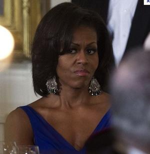 Michelle Obama side eye Blank Meme Template