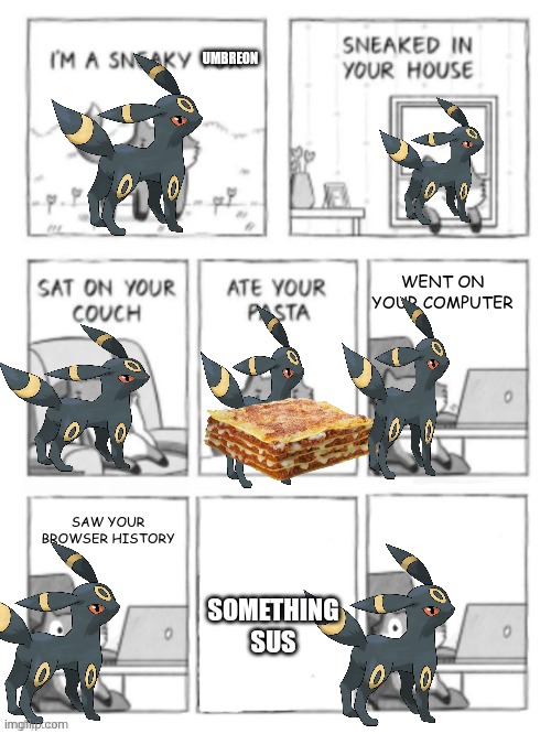 UMBREON SOMETHING SUS | made w/ Imgflip meme maker