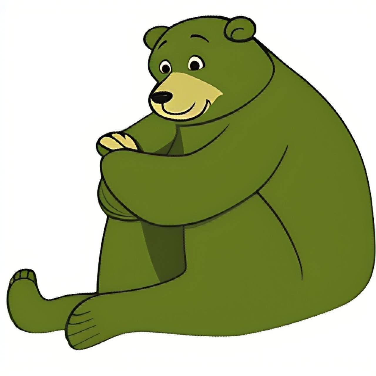 High Quality Yogi bear groyper Blank Meme Template