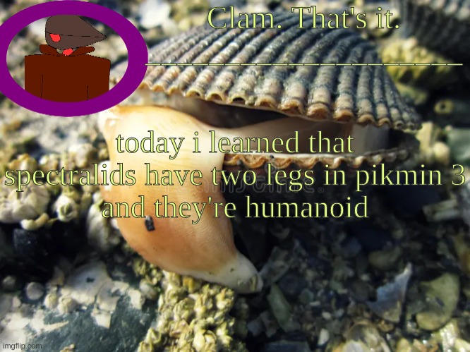 weird | today i learned that spectralids have two legs in pikmin 3
and they're humanoid | made w/ Imgflip meme maker
