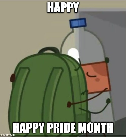 HAPPY; HAPPY PRIDE MONTH | image tagged in memes,hfjone,happy pride month,pride month,lgbtq | made w/ Imgflip meme maker
