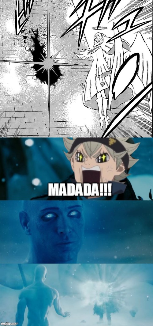 I freaking called it | image tagged in black clover,watchmen | made w/ Imgflip meme maker