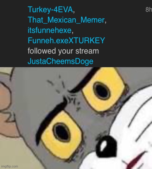 3 turkey alts??? | image tagged in unsetteled tom,i spot a turkey alt | made w/ Imgflip meme maker