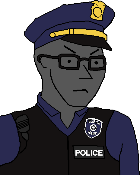 High Quality NPC Policemen Blank Meme Template