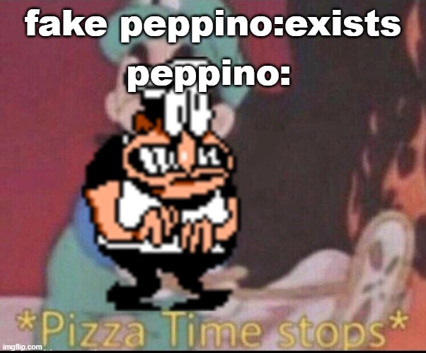Italian man VS America goober who tries to imitate Italian [Who Would Win?] | peppino:; fake peppino:exists | image tagged in pizza time stops | made w/ Imgflip meme maker