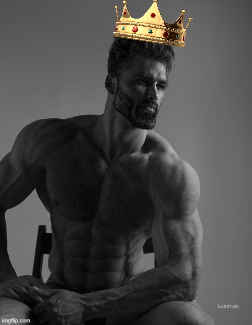 Giga Chad | image tagged in giga chad | made w/ Imgflip meme maker