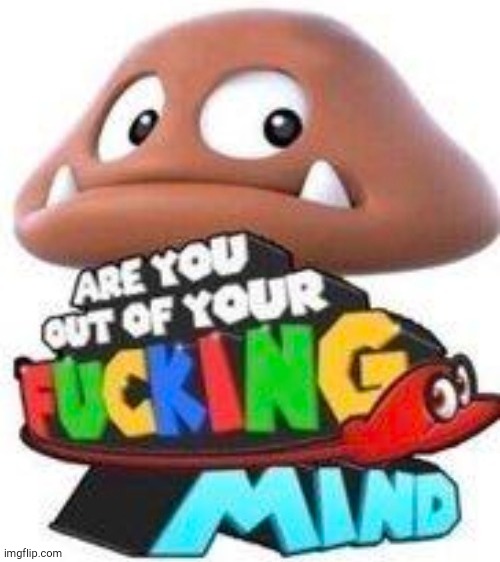 Are You Out Of Your Mind? | image tagged in are you out of your mind | made w/ Imgflip meme maker