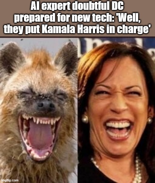 CACKELS fixed the Border time to move on | AI expert doubtful DC prepared for new tech: 'Well, they put Kamala Harris in charge' | image tagged in democrats,nwo,traitors | made w/ Imgflip meme maker