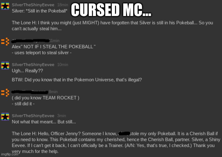 CURSED MC... | made w/ Imgflip meme maker
