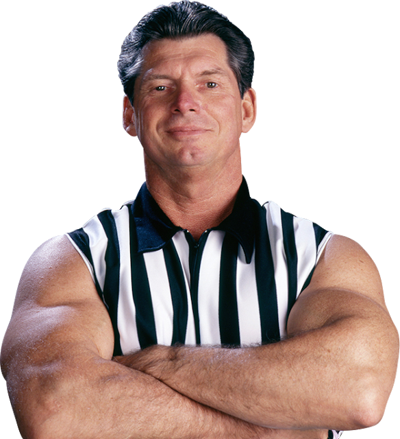 Vince McMahon Transparent Background Folded Arms Blank Meme Template