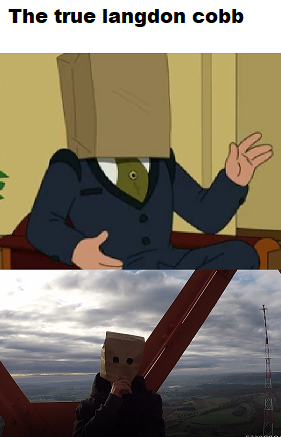 Langdon Cobb Blank Meme Template