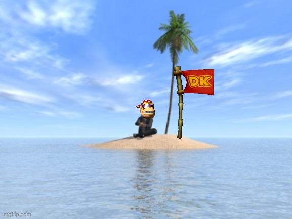 Desert island | image tagged in desert island | made w/ Imgflip meme maker