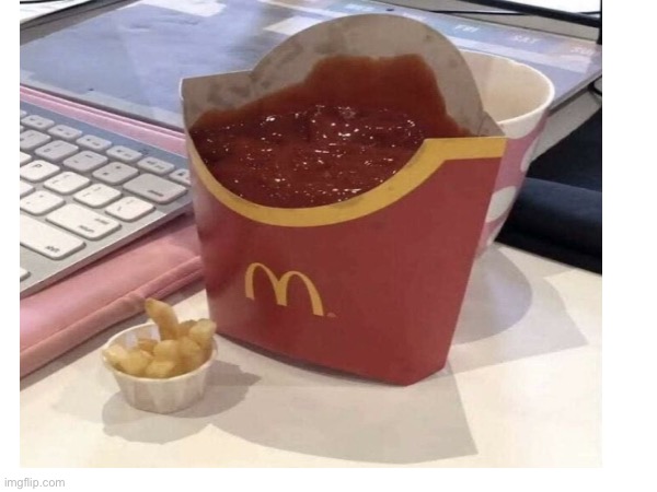 I ordered something at McDonald’s today and they gave me this: | made w/ Imgflip meme maker