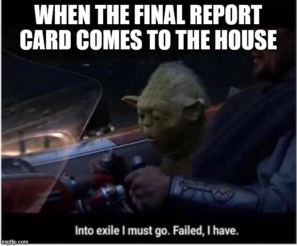 WHEN THE FINAL REPORT CARD COMES TO THE HOUSE | image tagged in fail | made w/ Imgflip meme maker