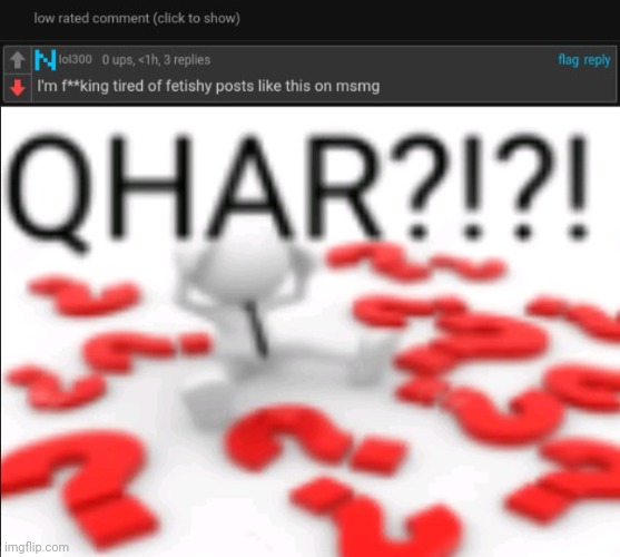 Nahhh, it's not even one. | image tagged in qhar,liar,low rated comment,comment section,comments,memes | made w/ Imgflip meme maker