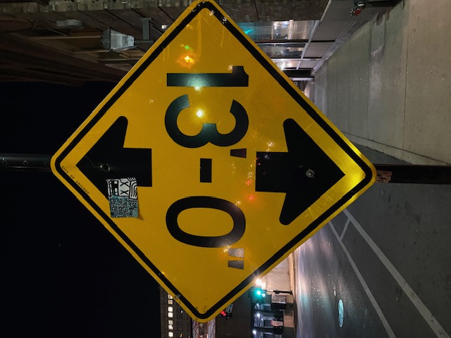 High Quality Upside-Down Sign Blank Meme Template