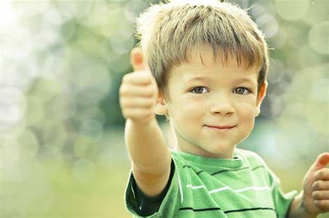 High Quality kid thumbs upping Blank Meme Template