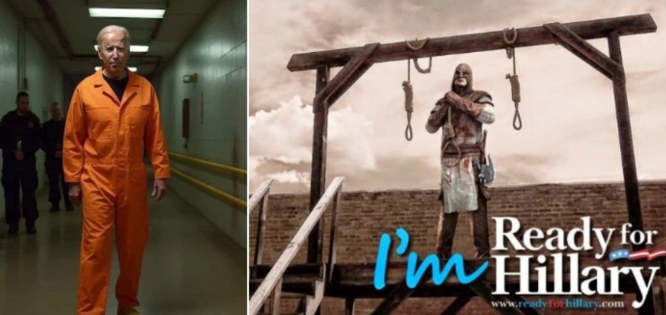 I'm ready for Hillary. | image tagged in dead man walking,ready for hillary,gallows,hangman,sedition,treason | made w/ Imgflip meme maker