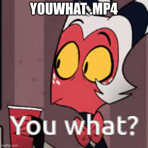 YOUWHAT .MP4 | made w/ Imgflip meme maker