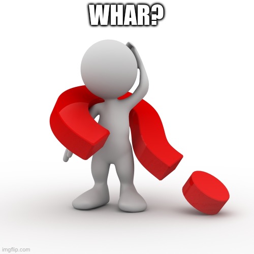question mark  | WHAR? | image tagged in question mark | made w/ Imgflip meme maker