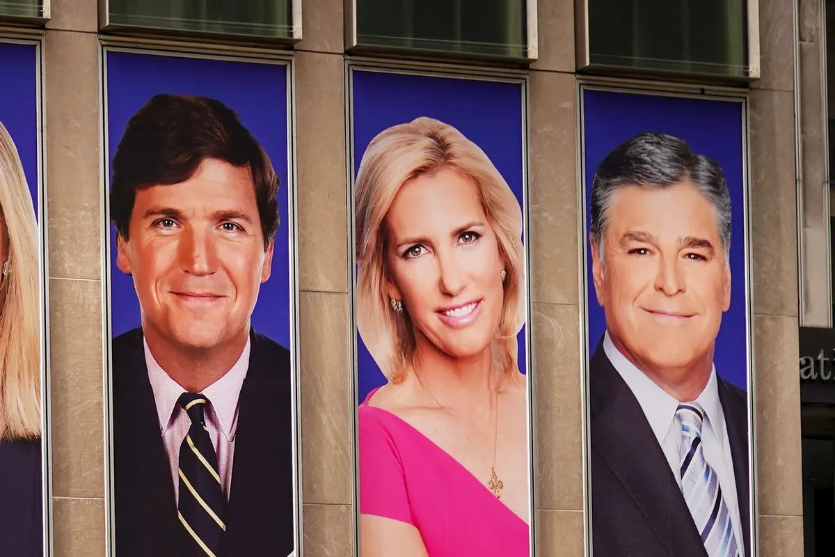 Fox News Stars Carlson Ingraham Hannity Blank Meme Template