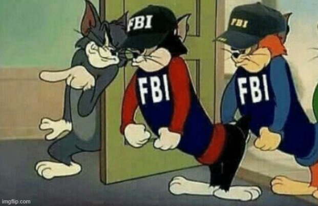 tom and jerry hired goons fbi | image tagged in tom and jerry hired goons fbi | made w/ Imgflip meme maker