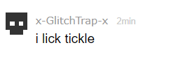 GlitchTrap lick tickle?!?!?!?!?! Blank Meme Template