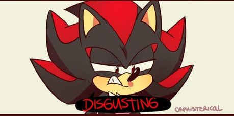 shadow disgusting Blank Meme Template