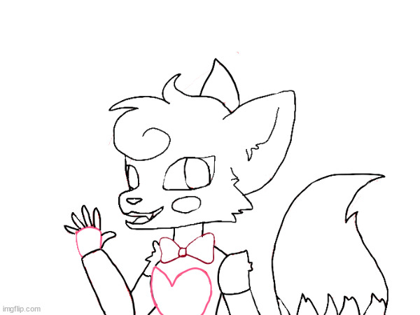 scary mangle coloring pages