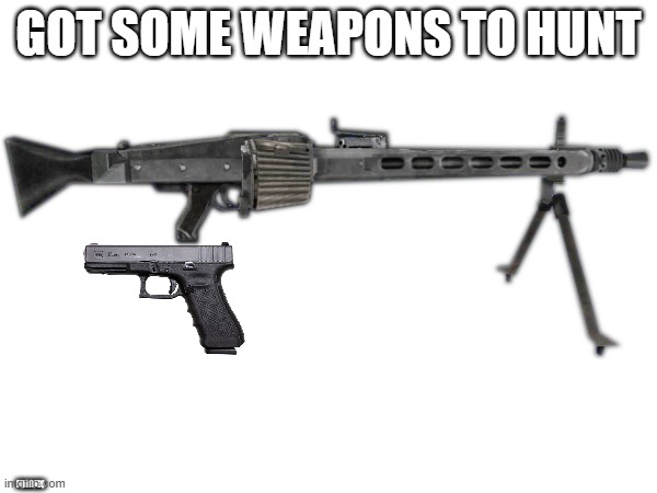GOT SOME WEAPONS TO HUNT; FURRIES | made w/ Imgflip meme maker