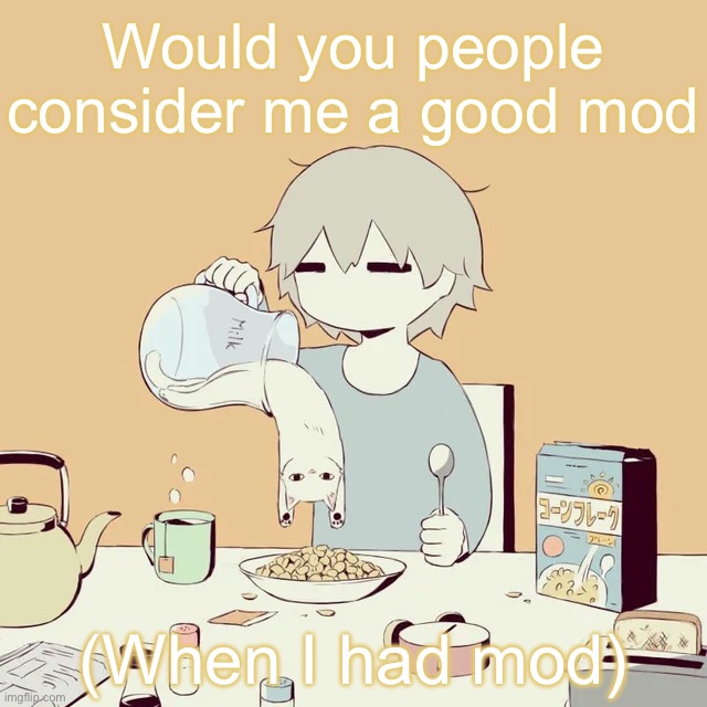 avogado6 | Would you people consider me a good mod; (When I had mod) | image tagged in avogado6 | made w/ Imgflip meme maker