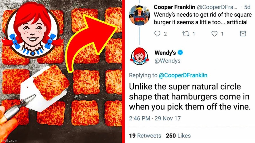 #1,689 | image tagged in memes,funny,wendy's,roasting,burger,growth | made w/ Imgflip meme maker