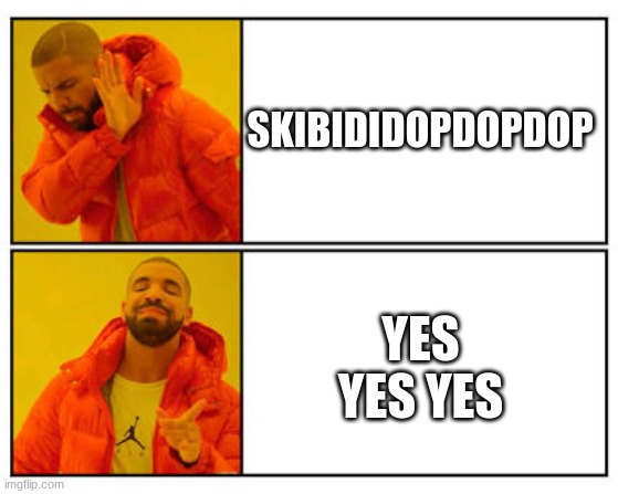 DRAKEY BOI | SKIBIDIDOPDOPDOP; YES YES YES | image tagged in no - yes | made w/ Imgflip meme maker