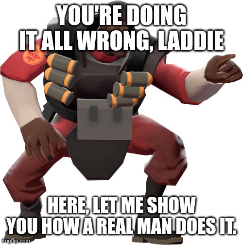 Image Tagged In Demoman Laughing Imgflip