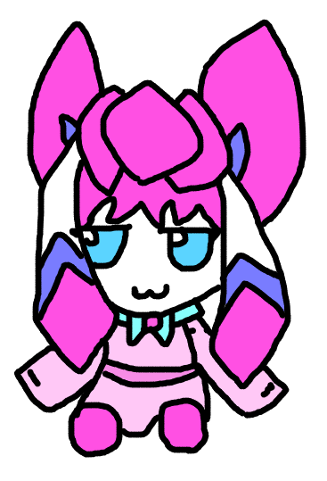 High Quality sylceon fumo Blank Meme Template