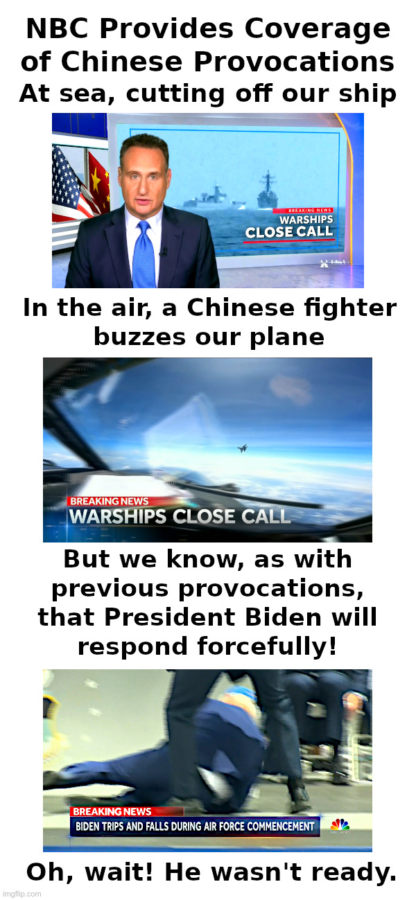 Joe Biden: Asleep at the Wheel, Again | image tagged in joe biden,china,money,corruption,sandbag,watch your step | made w/ Imgflip meme maker