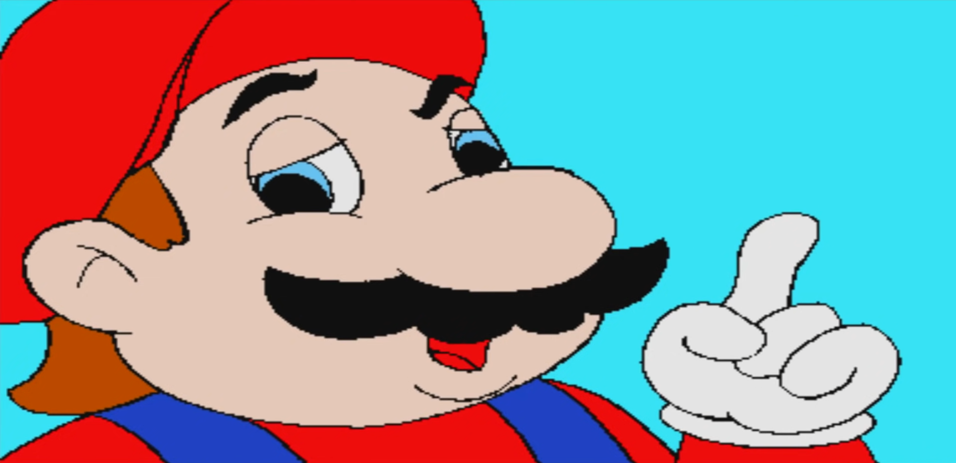 Hotel Mario Blank Meme Template