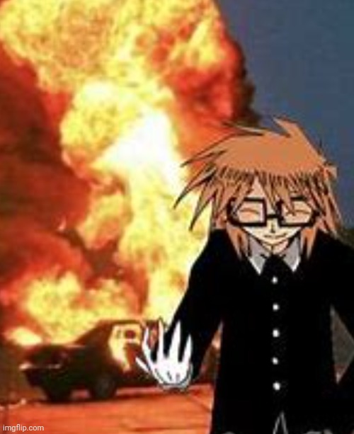 Randal explosion. | made w/ Imgflip meme maker