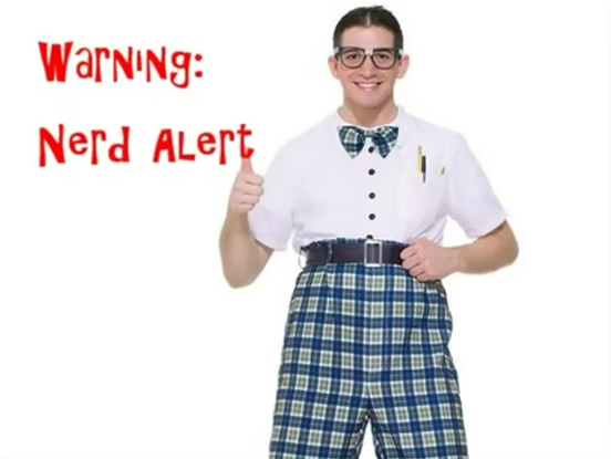 High Quality warning nerd alert Blank Meme Template