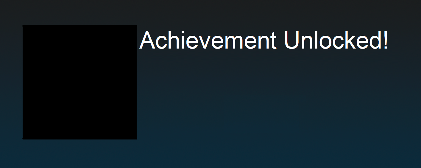 achievement unlocked blank