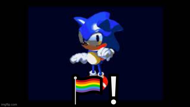 Prototype Sonic | 🏳‍🌈❕ | image tagged in prototype sonic | made w/ Imgflip meme maker