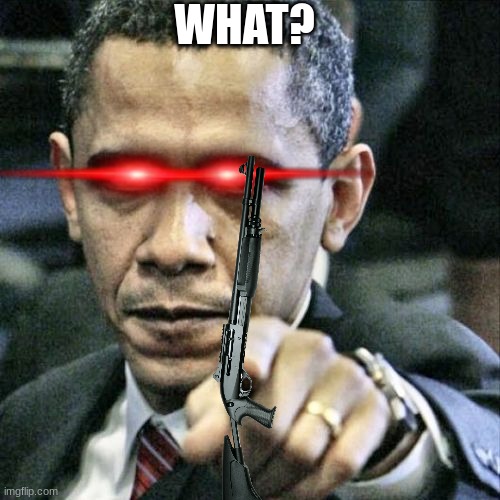 WHAT? | image tagged in memes,pissed off obama | made w/ Imgflip meme maker