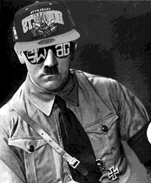 Swag Hitler Says Blank Meme Template