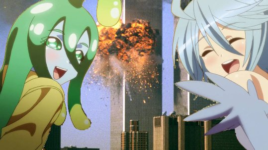 Suu and Papi 9/11 Blank Meme Template